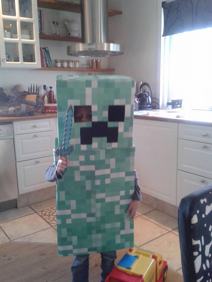 børn kostume eventyr creeper