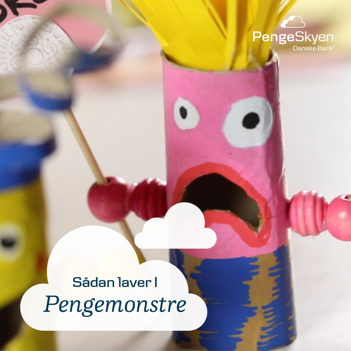 pengeskyen pengemonster penge børn toiletrulle