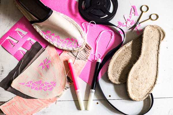 Lav dine egen espadrillos diy