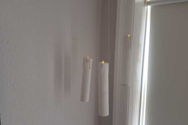 hanging candle, harry potter candle, stearinlys