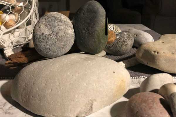 Stenfolket malet sten
