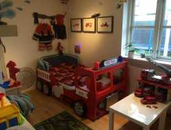 Fireman room, fireman bed, firetruck bed, brandmand, brandbil, falck