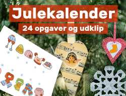 julekalender opgaver for børn juleklip 