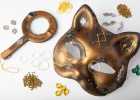 cchobby bronze kattemaske fastelavn