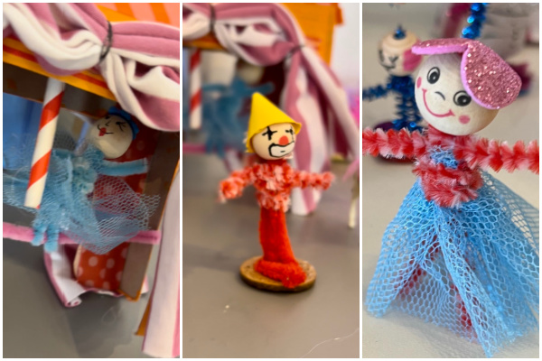 mini-cirkus, legetøj, figur