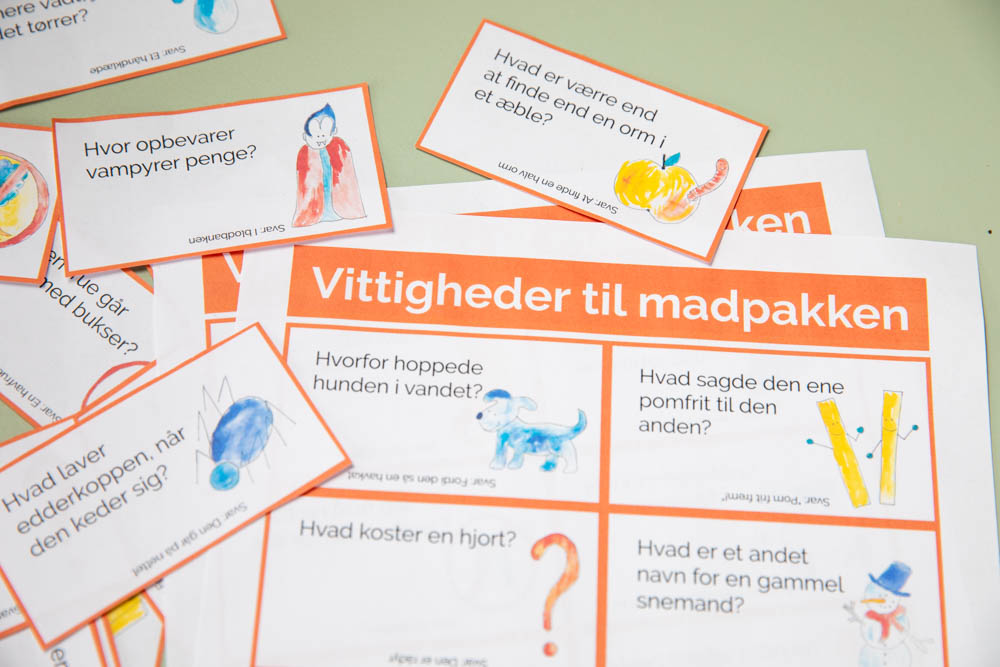 vittigheder til madpakken