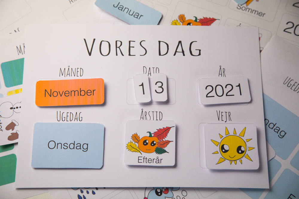 kalender, ugekalender, kreative idéer til børn